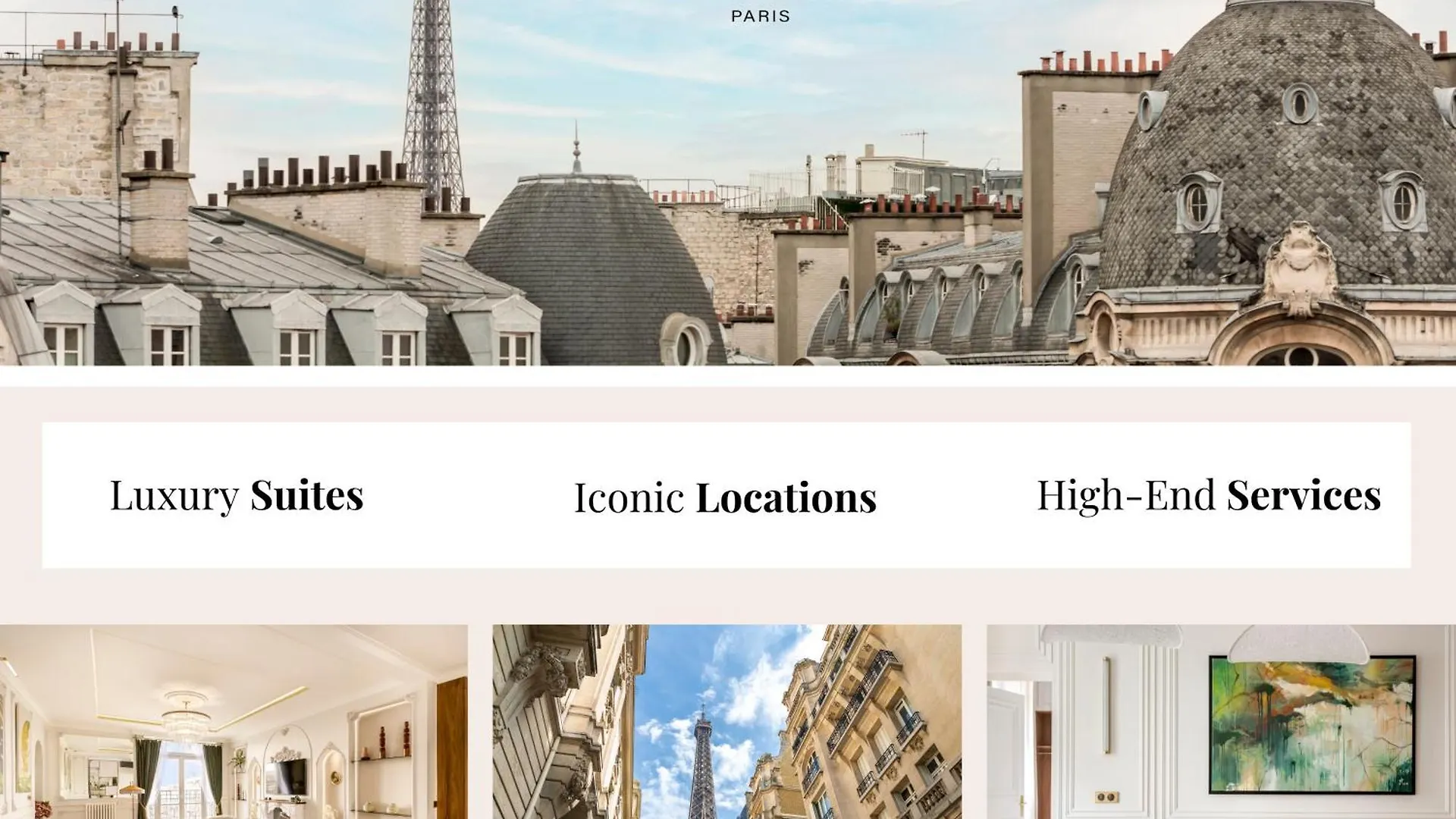 Apartment Merveil - Signature Suite - Tour Eiffel - Desaix I Paris